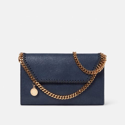 Stella McCartney - Mini sac à bandoulière Falabella - Lune indigo