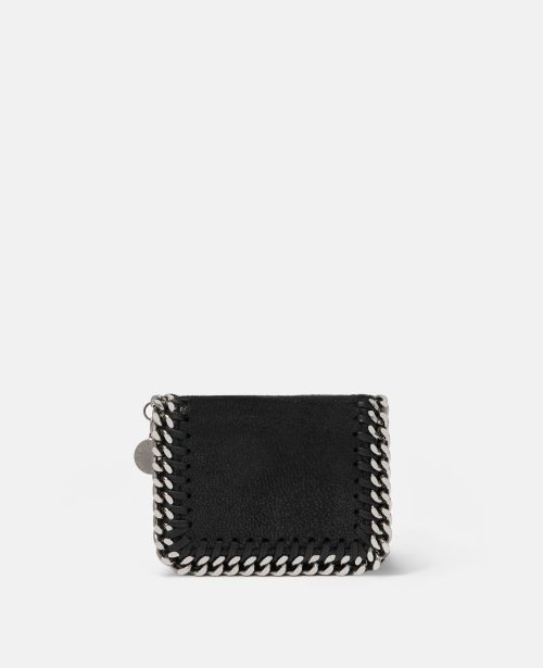 10eeee54a262e7c4fd29e52f3ca1fda1c44540ae 521371W91321000 X Stella McCartney - Falabella Tri-Fold Wallet, Femme, Black - 10eeee54a262e7c4fd29e52f3ca1fda1c44540ae 521371W91321000 X