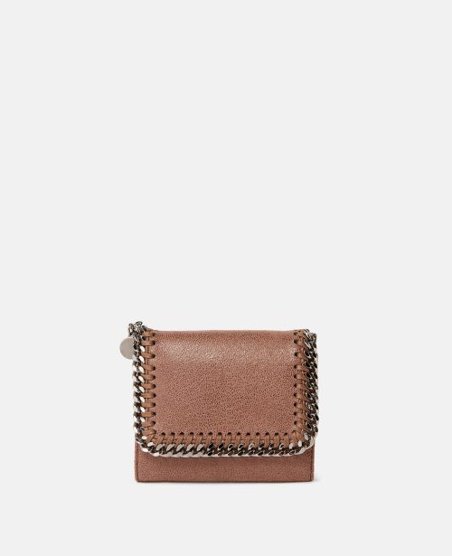 1f43c3284b3c6a77137aa910809226f6a97a5fcc 431000W91322822 X Stella McCartney - Petit portefeuille à rabat Falabella, Femme, Taupe foncé - 1f43c3284b3c6a77137aa910809226f6a97a5fcc 431000W91322822 X