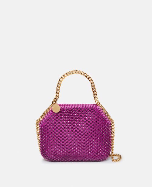 20419c4fd76644d8ff36f8a52504dd54905f7d2c 700109WP02295067 X Stella McCartney - Mini sac cabas Falabella en maille de cristal, Femme, Violet vif - 20419c4fd76644d8ff36f8a52504dd54905f7d2c 700109WP02295067 X