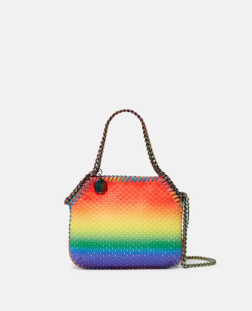 20ced1e10f2a51b5f7ef4b83600faed5accb4476 700109WP02328588 X Stella McCartney - Mini cabas avec degrade de cristaux arc en ciel Falabella, Femme, Multicolore - 20ced1e10f2a51b5f7ef4b83600faed5accb4476 700109WP02328588 X