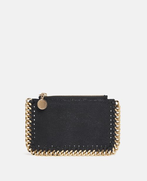 30581a6f56074c0b5d6db449d5b7cf403ea5bc0c 422364W93551000 X Stella McCartney - Falabella Zip Cardholder, Femme, Black - 30581a6f56074c0b5d6db449d5b7cf403ea5bc0c 422364W93551000 X