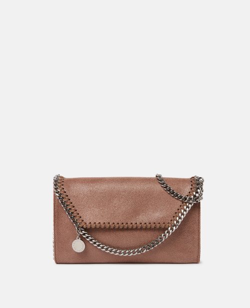 40043f27afad8e0d3c29d3c9174f2092ec40d9fa 581238W91322822 X Stella McCartney - Sac portefeuille Falabella à bandoulière, Femme, Taupe foncé - 40043f27afad8e0d3c29d3c9174f2092ec40d9fa 581238W91322822 X