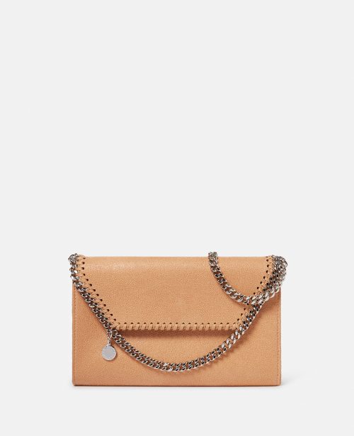 4a80244892d20923476c4d2424352e42114645ad 581238WP00862502 C Stella McCartney - Sac portefeuille à bandoulière Falabella, Femme, Fauve - 4a80244892d20923476c4d2424352e42114645ad 581238WP00862502 C