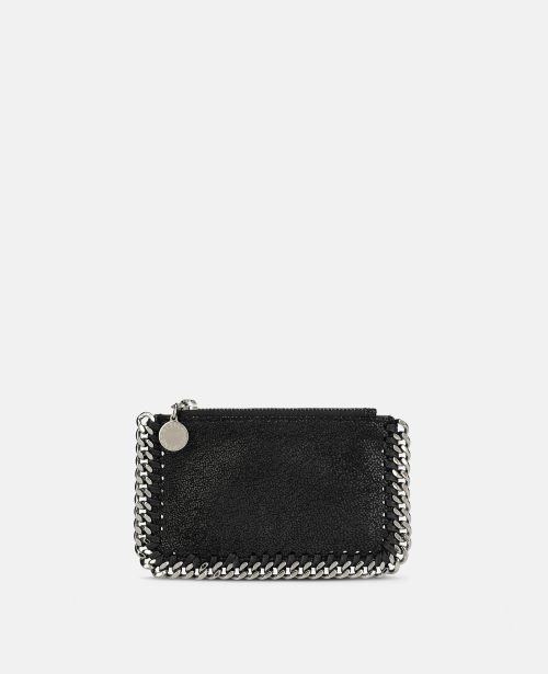 4fc00e2154053fe39cdb720bfd6dd502384c8420 422364W91321000 X Stella McCartney - Falabella Zip Cardholder, Femme, BLACK - 4fc00e2154053fe39cdb720bfd6dd502384c8420 422364W91321000 X