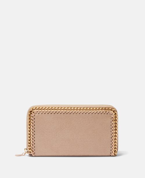 57c7c91311888826cd27cded455d424925c53696 434750W93559300 X Stella McCartney - Falabella Zip Continental Wallet, Femme, Clotted Cream - 57c7c91311888826cd27cded455d424925c53696 434750W93559300 X