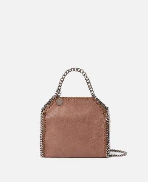 5c224f3fdcc71d49533eceae0803d9e96d8bc977 391698W91322822 X Stella McCartney - Mini cabas Falabella, Femme, Taupe foncé - 5c224f3fdcc71d49533eceae0803d9e96d8bc977 391698W91322822 X