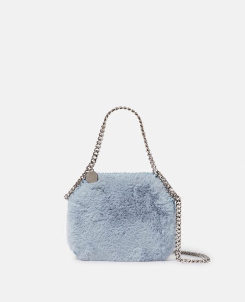 631370f0b53d7af610286cfa84a979dca216b29c 700109WP02274850 X Stella McCartney - Mini cabas Falabella, Femme, Bleu layette - 631370f0b53d7af610286cfa84a979dca216b29c 700109WP02274850 X
