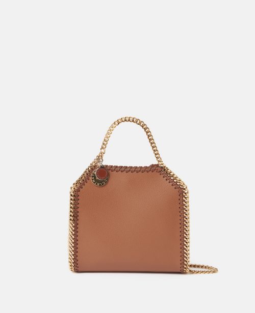 694b753e6202b529061b0a4ec28ebc4404039607 7B0055WP02925742 X Stella McCartney - Petit cabas en MIRUM Falabella, Femme, Brandy - 694b753e6202b529061b0a4ec28ebc4404039607 7B0055WP02925742 X