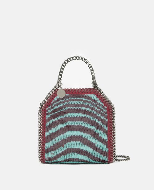 71e7c8d9ea8b0dd3cb9ec9e35fec3dd0beaa024f 391698W88906106 C Stella McCartney - Petit cabas Falabella à sequins, Femme, Bordeaux - 71e7c8d9ea8b0dd3cb9ec9e35fec3dd0beaa024f 391698W88906106 C