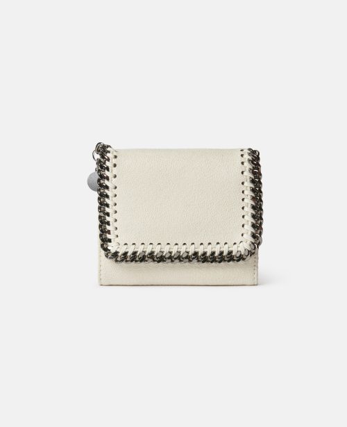 7b35af217c763a49df397727e1fe9126c6f3c39f 431000W91329012 x Stella McCartney - Petit portefeuille à rabat Falabella, Femme, Magnolia - 7b35af217c763a49df397727e1fe9126c6f3c39f 431000W91329012 x