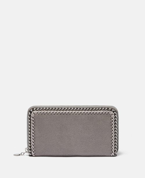 93358c1294a30b716ca208bc079a9e7062935781 434750W91321220 X Stella McCartney - Falabella Zip Continental Wallet, Femme, Grey - 93358c1294a30b716ca208bc079a9e7062935781 434750W91321220 X