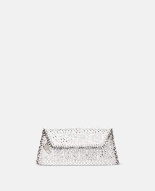 998ecdce987c8e3a38012eda51e478b8a95326f7 7B0023WP01358101 x Stella McCartney - Pochette a cristaux Falabella, Femme, Argenté - 998ecdce987c8e3a38012eda51e478b8a95326f7 7B0023WP01358101 x