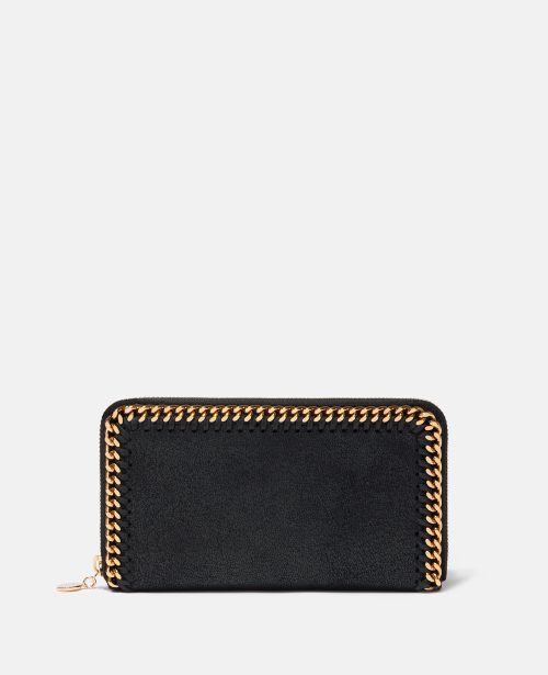 9bf7b83cd515d2f4b0bd00d30ff744a4a0d58822 434750W93551000 X Stella McCartney - Falabella Zip Continental Wallet, Femme, Black - 9bf7b83cd515d2f4b0bd00d30ff744a4a0d58822 434750W93551000 X
