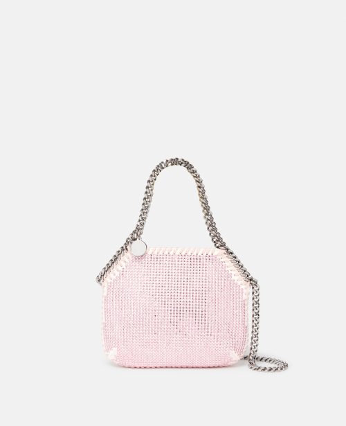 9fcfaa54c0baba00003fc98e05fac0bc03a06298 700109WP00955900 C Stella McCartney - Mini sac porte epaule a cristaux Falabella, Femme, Rose - 9fcfaa54c0baba00003fc98e05fac0bc03a06298 700109WP00955900 C