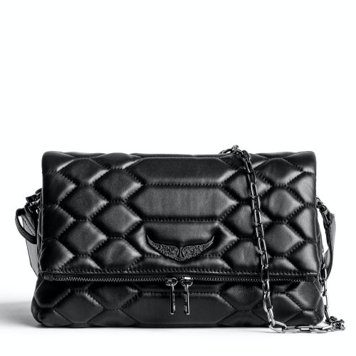 SKAB2015F NOIR SQUARE 1 Sac Rocky Matelassé Noir - Femme - SKAB2015F NOIR SQUARE 1