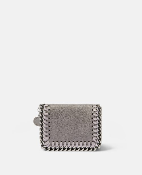 ac502b23fea774b9874b373b09bdd836d59ffc6c 521371W91321220 X Stella McCartney - Falabella Tri-Fold Wallet, Femme, Grey - ac502b23fea774b9874b373b09bdd836d59ffc6c 521371W91321220 X