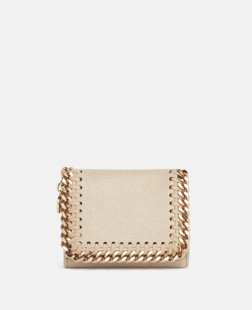 d13c1e766ed06da1e4fbef94e7eb7d52e5114e48 521371W93559300 X Stella McCartney - Falabella Tri-Fold Wallet, Femme, Clotted Cream - d13c1e766ed06da1e4fbef94e7eb7d52e5114e48 521371W93559300 X