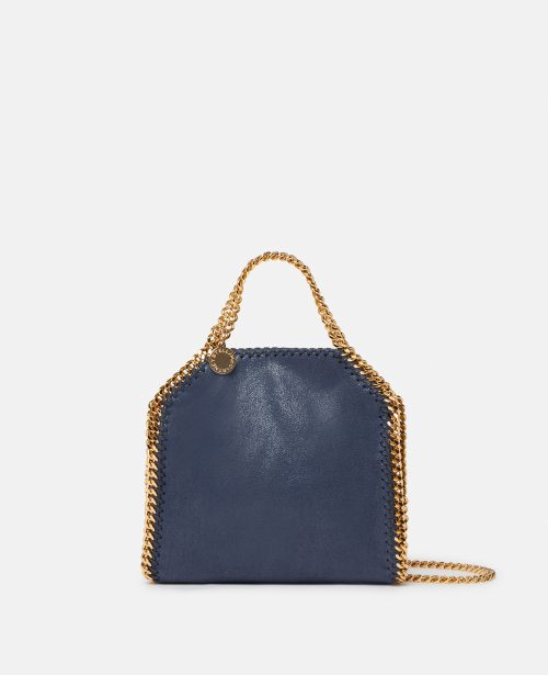 dcfe334f9365fe58bb4ac38fca88e341c224282f 391698W93554044 X Stella McCartney - Petit cabas Falabella, Femme, Lune indigo - dcfe334f9365fe58bb4ac38fca88e341c224282f 391698W93554044 X