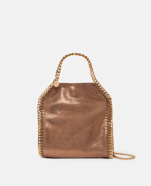 f9178399ab23d1c0b580ff7c3f0df18e24bd0d4d 371223WP03022000 X Stella McCartney - Mini cabas Falabella, Femme, Bronze - f9178399ab23d1c0b580ff7c3f0df18e24bd0d4d 371223WP03022000 X
