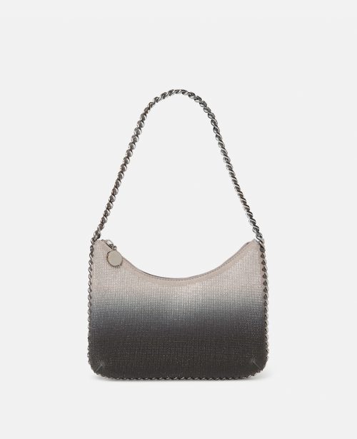 fbd23a772640ad65487f8e8c9fe12924ae2713e0 7B0001WP00461220 C Stella McCartney - Mini sac porté épaule zippé a cristaux dégradés Falabella, Femme, Gris clair - fbd23a772640ad65487f8e8c9fe12924ae2713e0 7B0001WP00461220 C