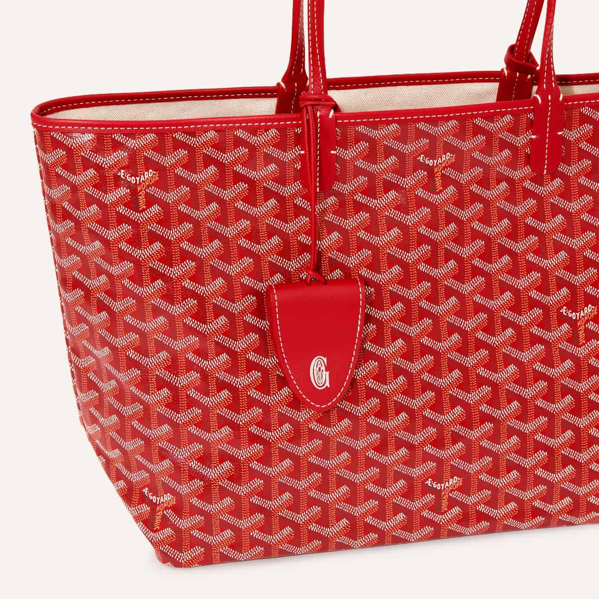 Cabas Goyard Saint Louis en toile Goyardine