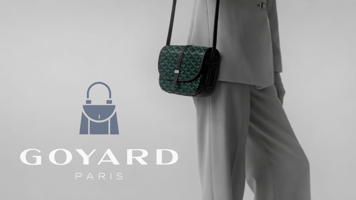 Goyardine Vert Persistant. Goyard plonge ses chevrons iconiques dans un vert forestier inédit